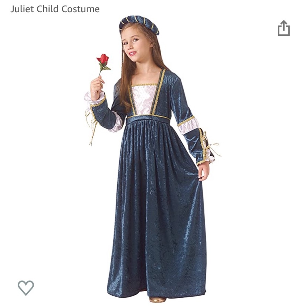 Girls size me 8/10 renaissance dress